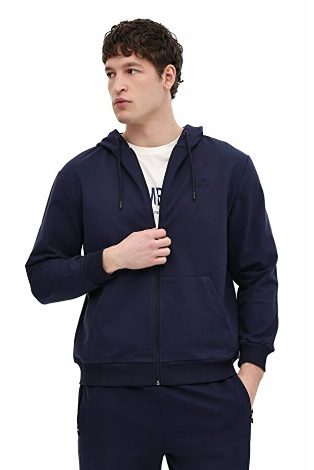 Mb Sn72 Fz Hod 6Fx Navy Blue Men's Sweatshirt A102064454