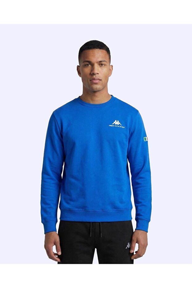 Talie Crewneck Men's Blue Regular Sweatshirt