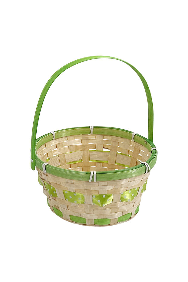 Easter Basket Green 20x20x26cm
