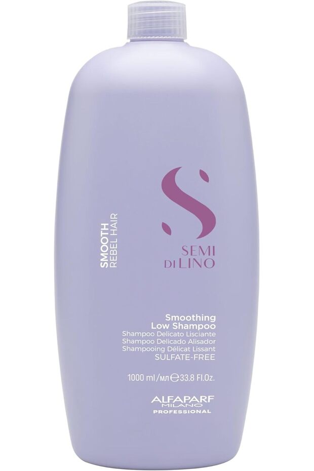 Semi Di Lino Smooth Low Shampoo for Frizzy and Rebel Hair - Sulfate Free Shampoo - S