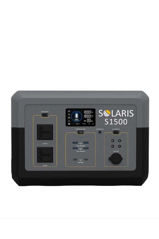 Solaris Portable Power Station S1500 1280Wh 400,000mAh 1500W Solar Generator