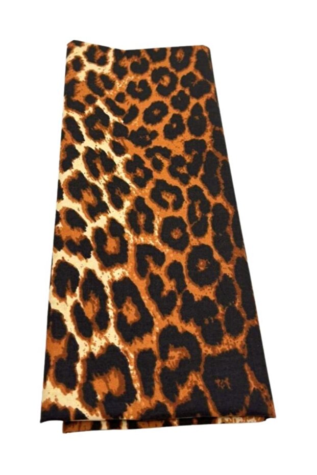 120X50 cm Cotton Pieces Lined K Fabric Leopard Printed Pieces New