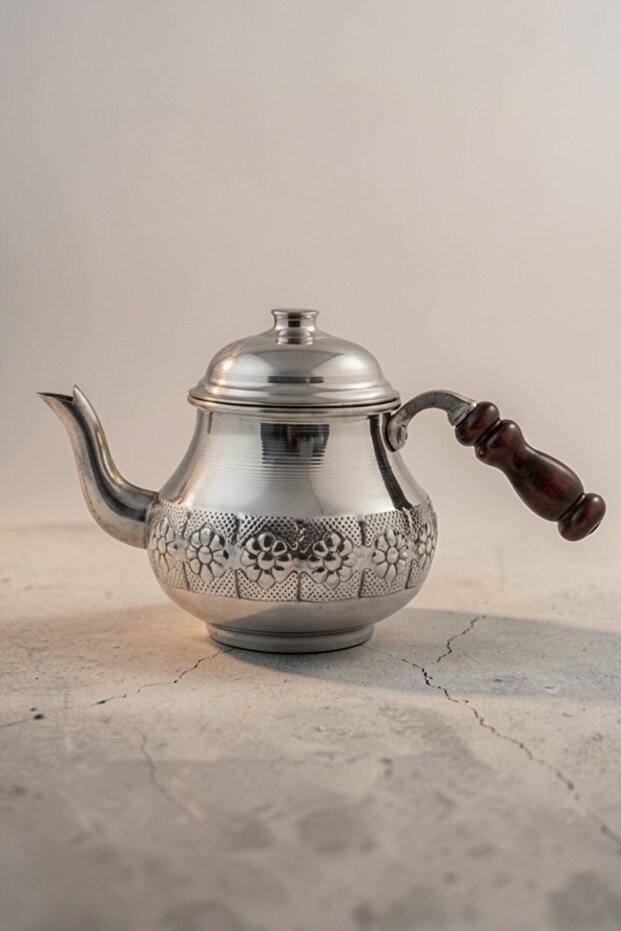 إبريق شاي ساموفار أصلي من الألومنيوم سعة 1.2 لتر