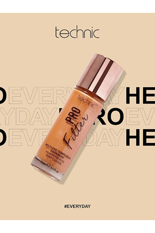 Pro Filter Foundation - Deep | 33ml Full Coverage Matte Liquid Base - 2