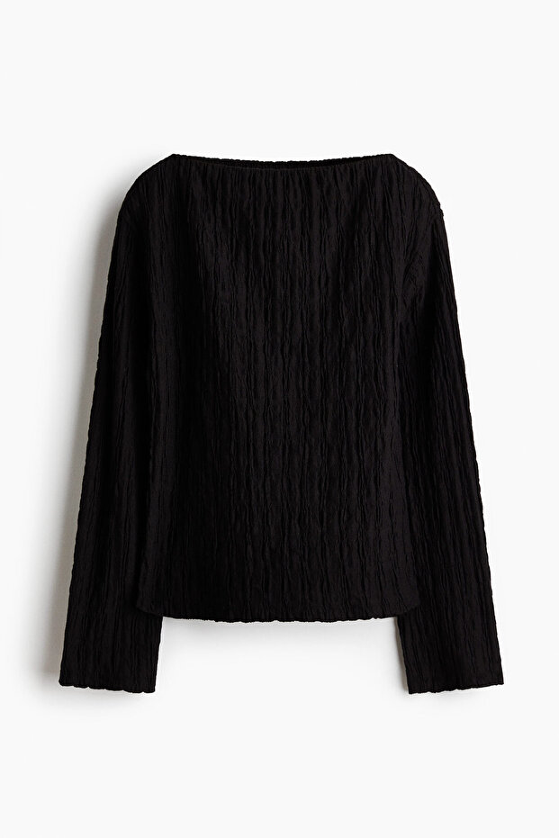 Kayık Yakalı Üst - 3