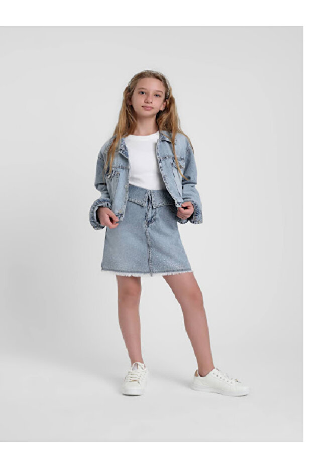 Girl's Denim Skirt