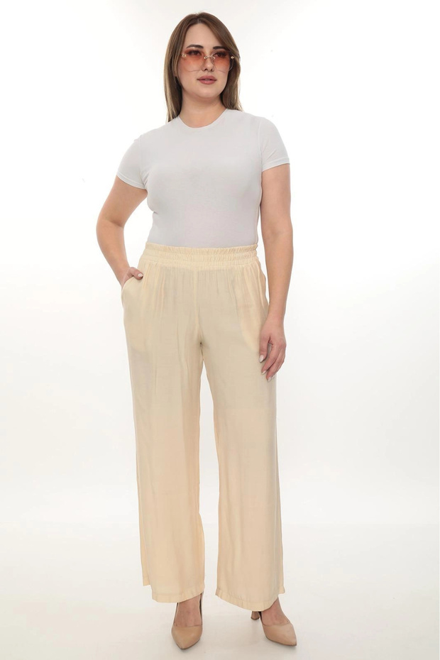 Women's Comfortable Cut Pants with Elastic Waist – Casual, Stylish and Comfortable