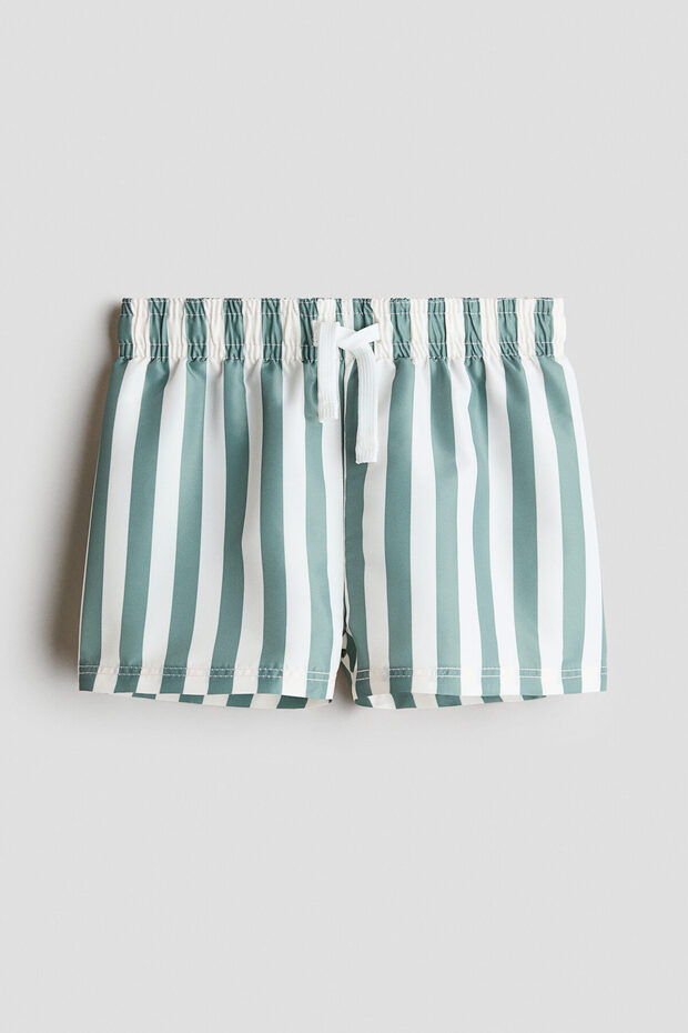 Desenli Şort Mayo - 1