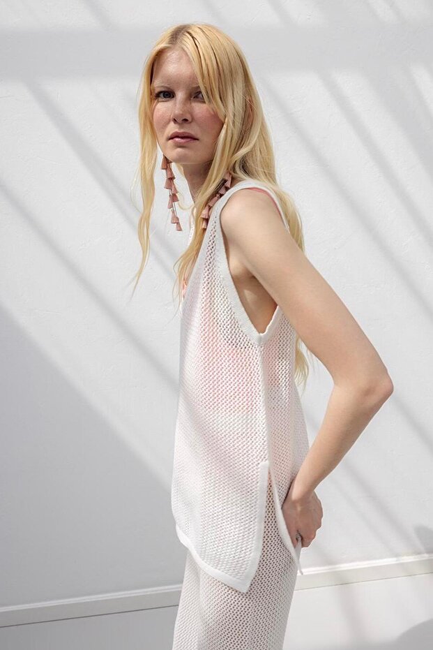 File Örgü Bluz - 4