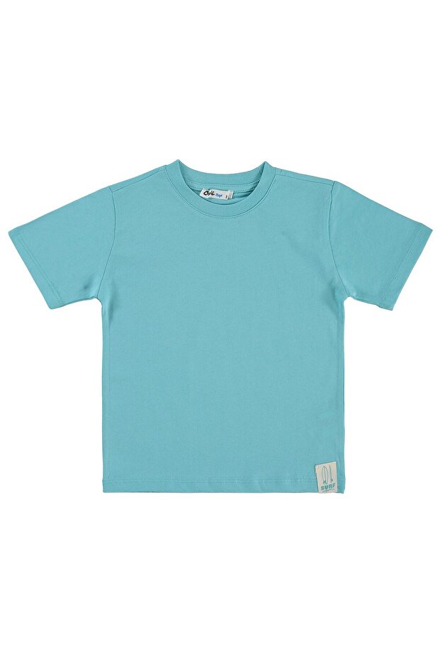 Basic Surf Label T-Shirt for Ages 2-5 - Green