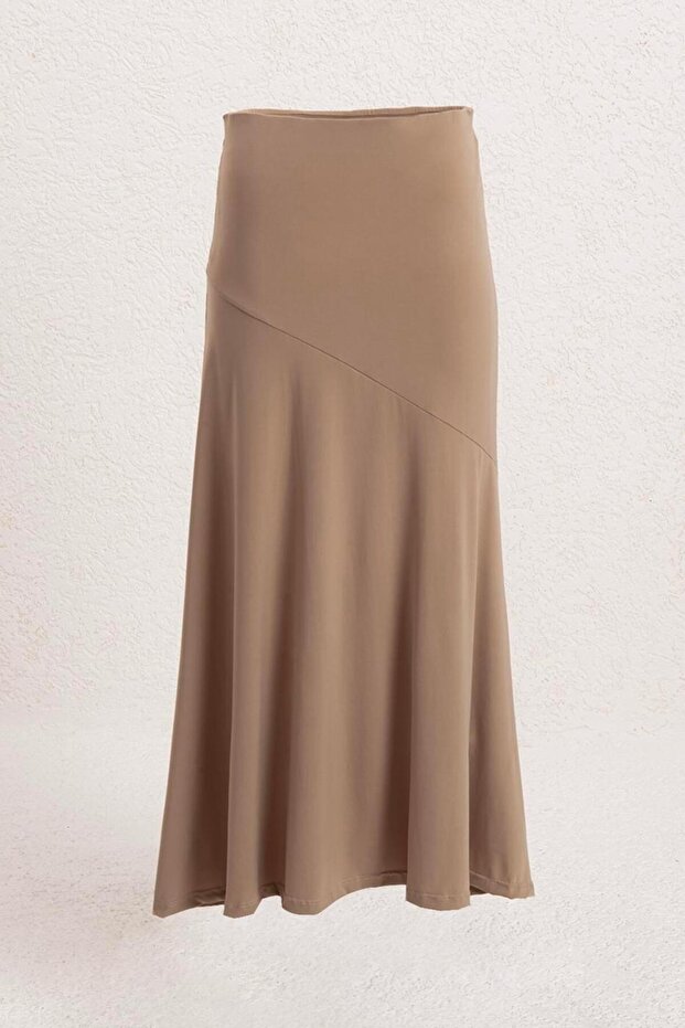 Volanlı Midi Etek - 1