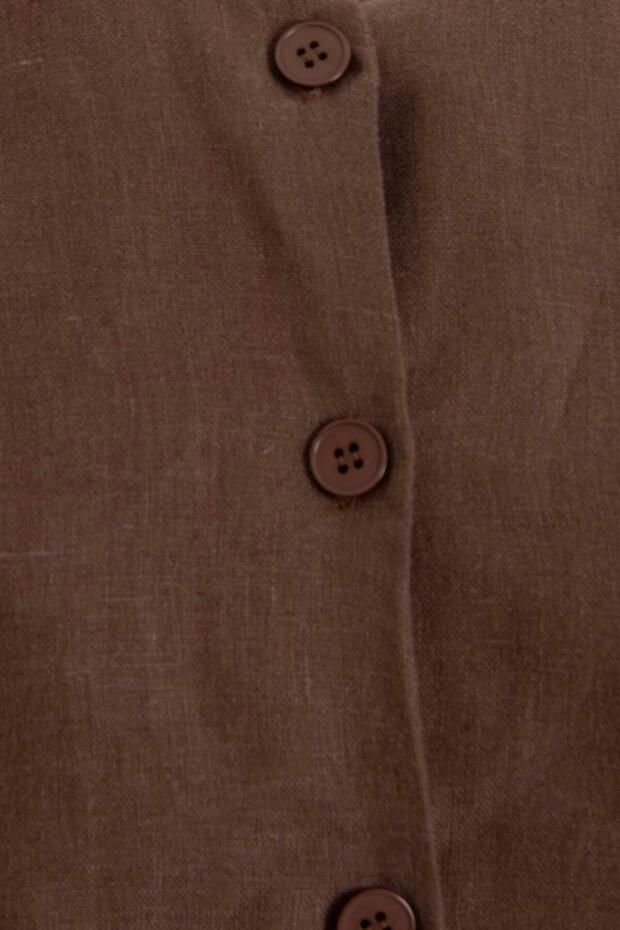 %100 Keten Yelek - 3