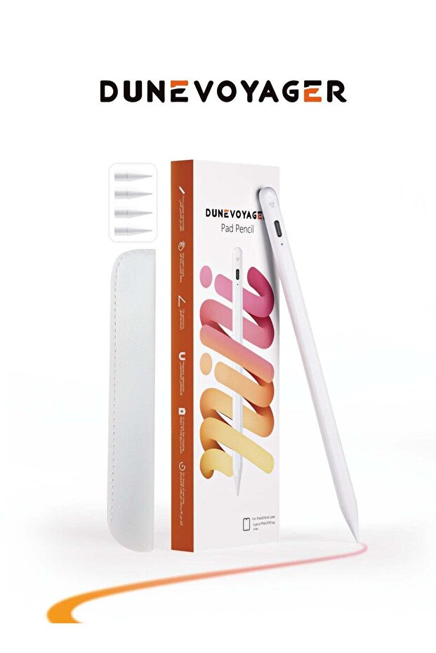 قلم اللمس الرقمي النشط Pencil Pro من الجيل الثاني لجهاز iPad مع خاصية الشحن السريع