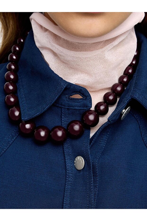 Boncuklu Kısa Kolye - 1