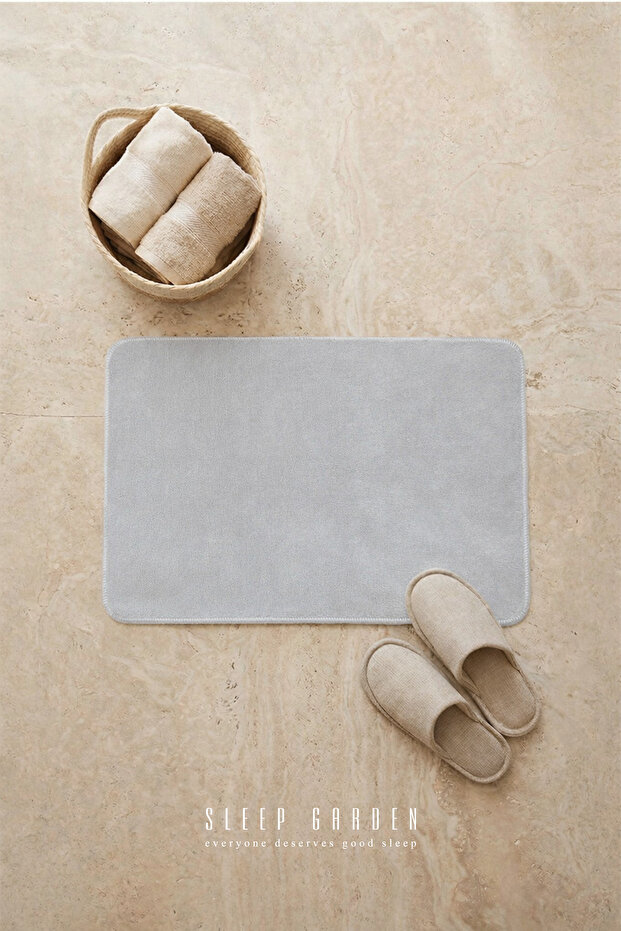 Luniva Bath Mat Anti-Slip Gray 40X60