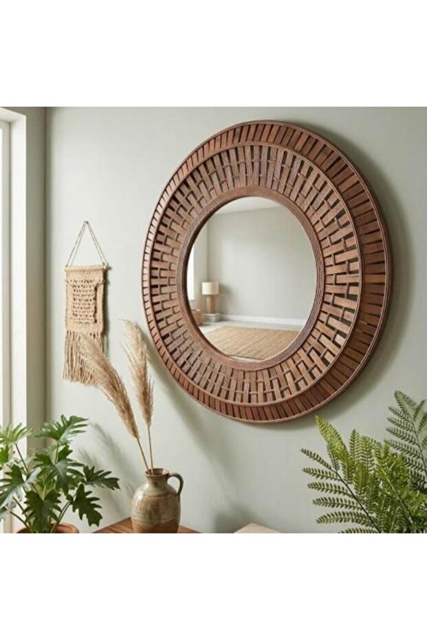 مرايا جدارية خشب HANOM Wooden Wall Mirror