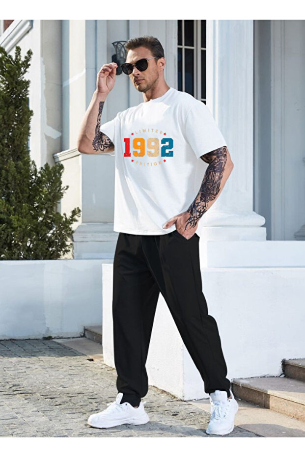 1992 Printed Oversized Tracksuit Set