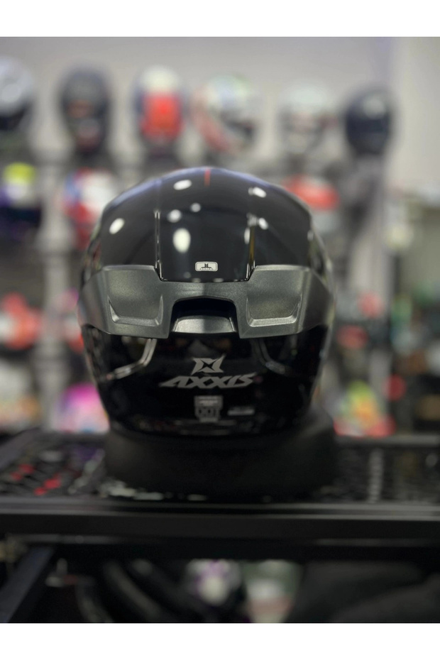 KASK FENIX SOLID A1 PARLAK SIYAH - 4