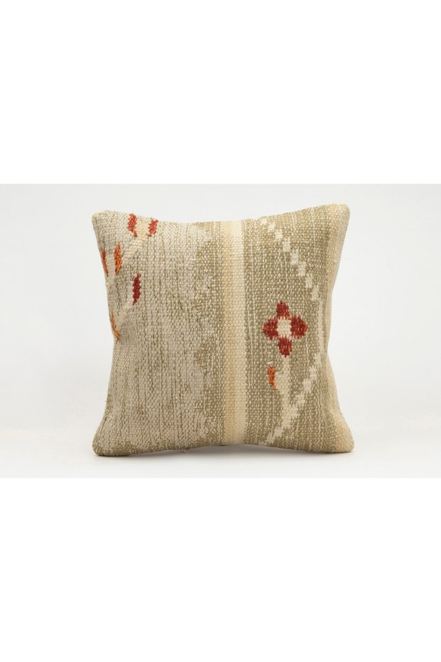 Handmade Old Kilim Rug Vintage Made in the 1930S, 1940S, 40X40 cm