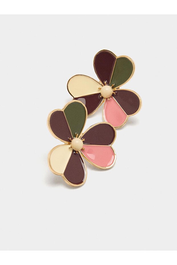 Mineli Çiçek Küpe - 3