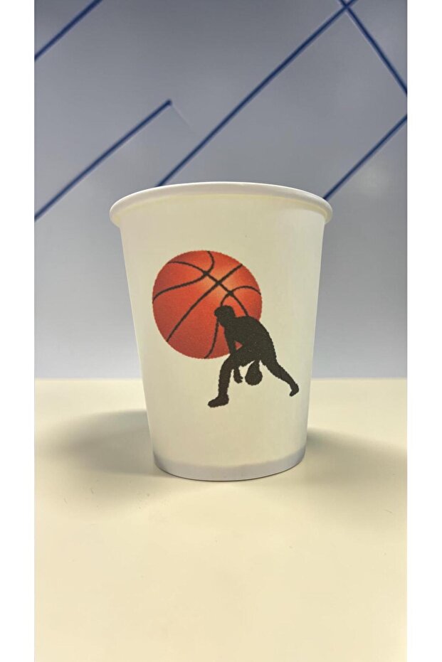 Basketball Themed Birthday Event Party Paper Cups 7 oz 100 Pieces