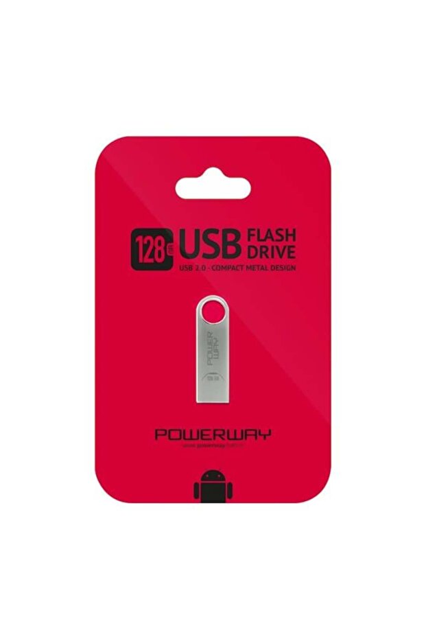 ذاكرة فلاش باور واي Pw-128 سعة 128 جيجابايت USB 2.0