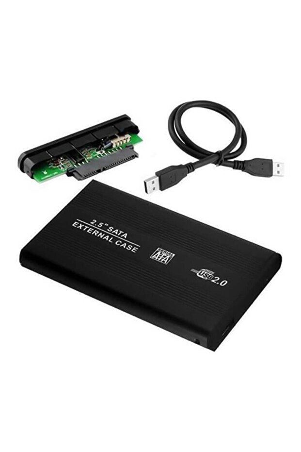 Pm-34265 صندوق القرص الصلب الخارجي USB 2.0 Sata مقاس 2.5 بوصة