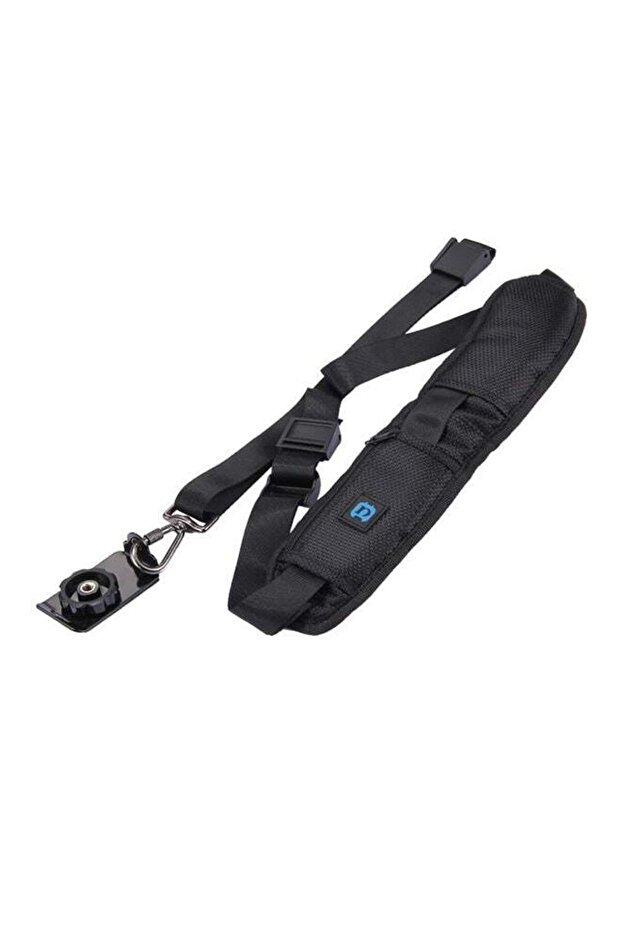 Quick Release Single Shoulder Camera Neck Strap With Hook For SLR/DSLR Black