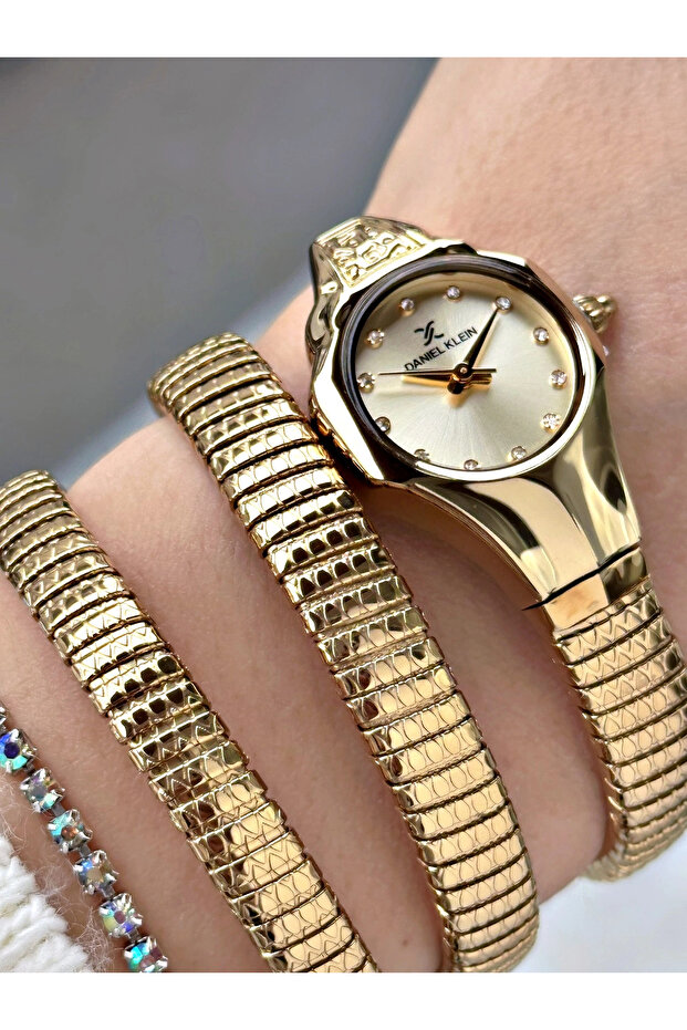 Premium Snake Model Wrapped Women's Wristwatch 23 mm