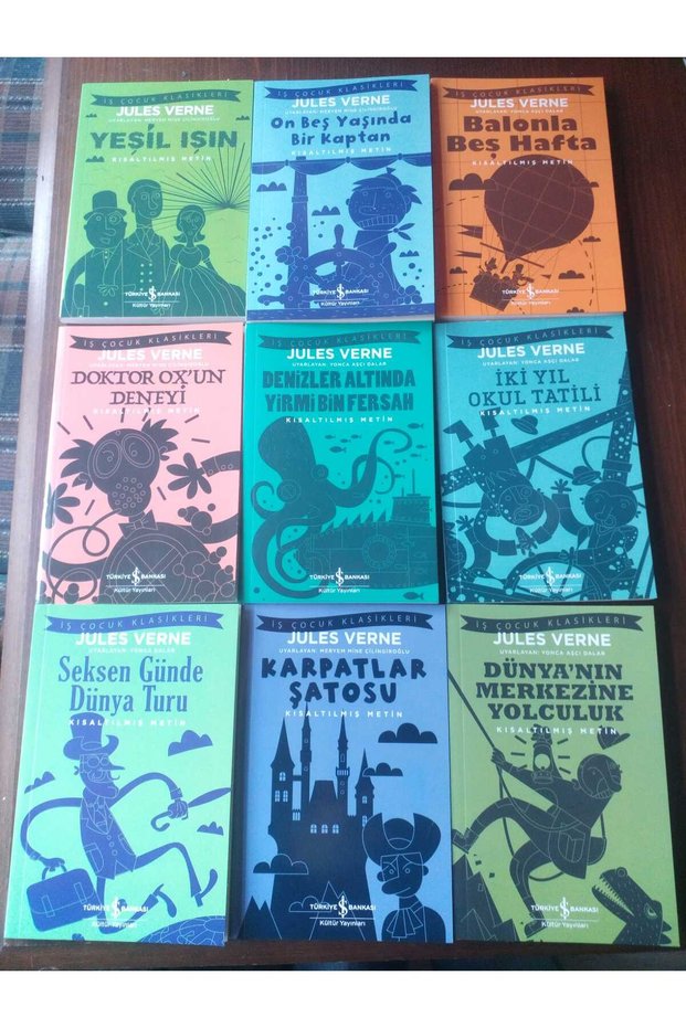 Jules Verne Book Series (9 Book Set)