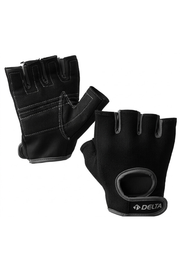 Premium Fitness Gloves with Hand Protector - Anti-Callus - with Adjustable Wristband - Black/Red/Blue