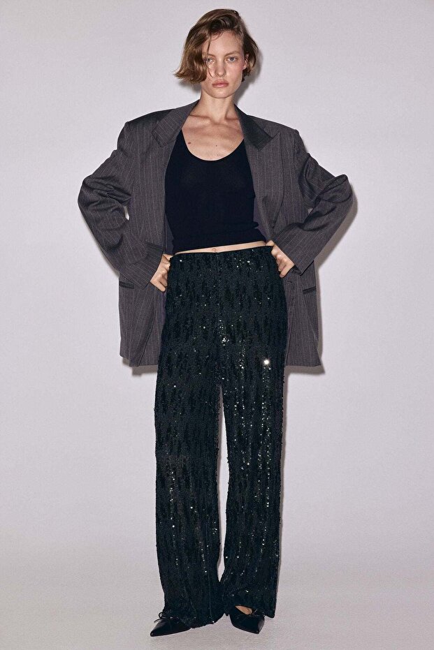 Sequined trousers - 4