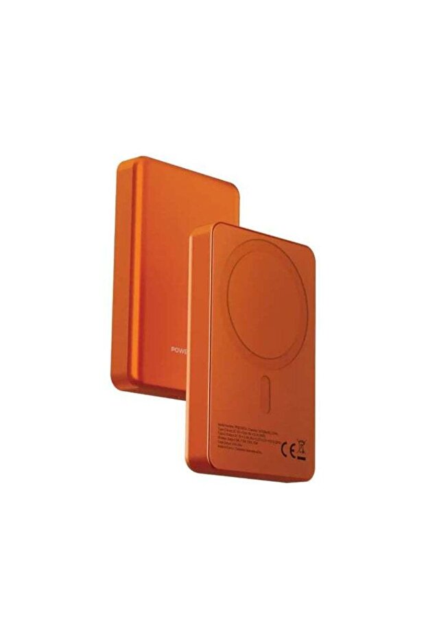 10000mAh MagSafe Aluminum Power Bank - Orange