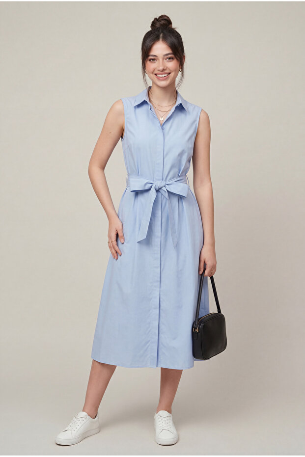 Shirt Dress Blue