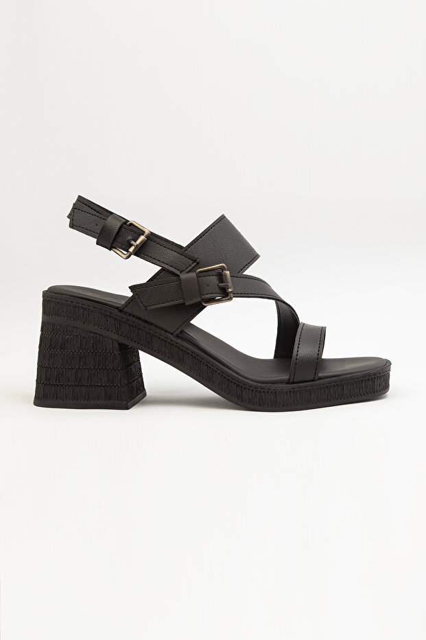 Smh 342 Adjustable with Band Buckle Detail Sandals