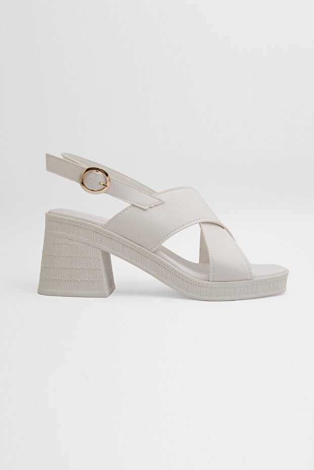 Smh 345 Cross-Strapped Adjustable Heels Sandals
