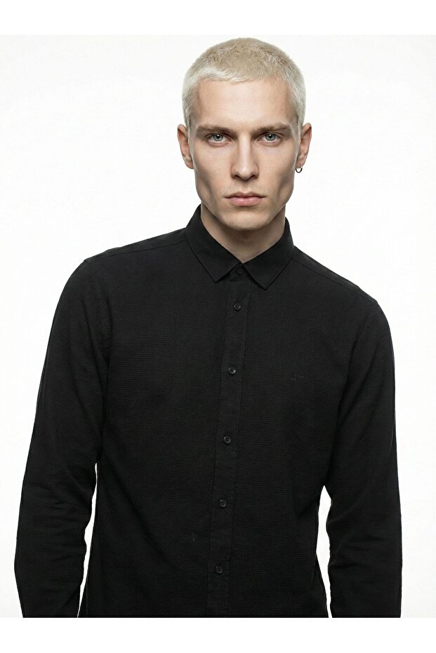 Regular Fit Erkek Gömlek U.kol - 2