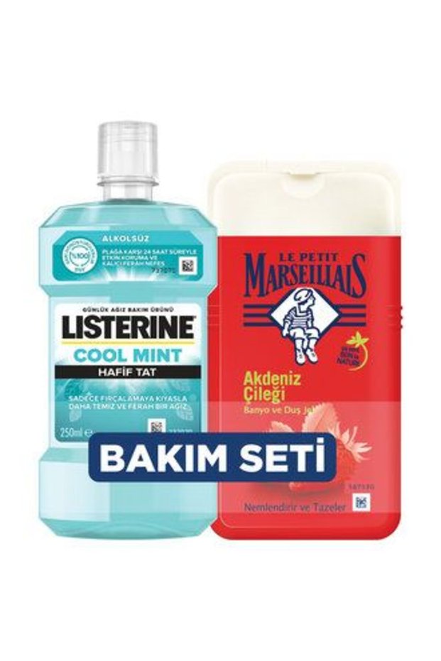 4 Pieces Le Petit Marseillais Strawberry 250ml + Listerine Coolmint 250ml
