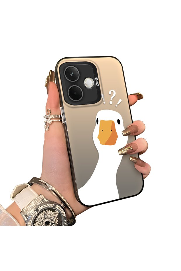 Oppo A5 Pro 4G/5G Compatible Hard Acrylic Back Silicone Edge Lens Protection Case