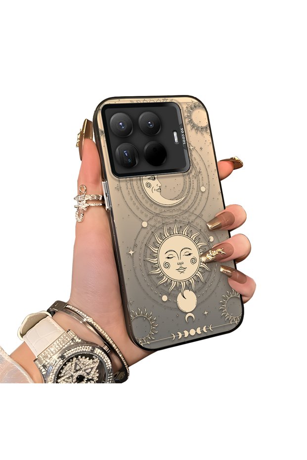 Mi 15t Pro Compatible Hard Acrylic Back Silicone Edge Lens Protection Case