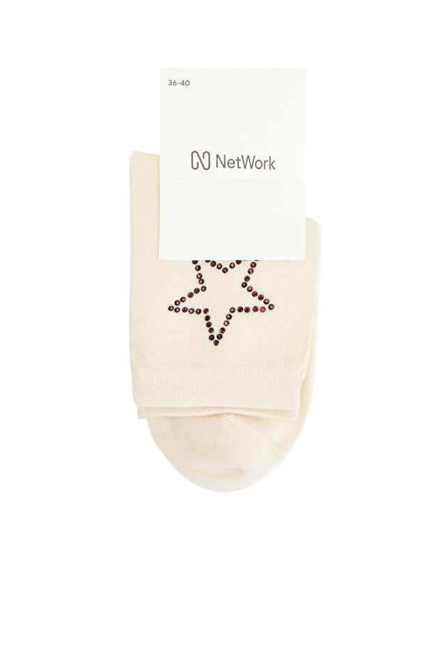 Ekru Çorap - 3