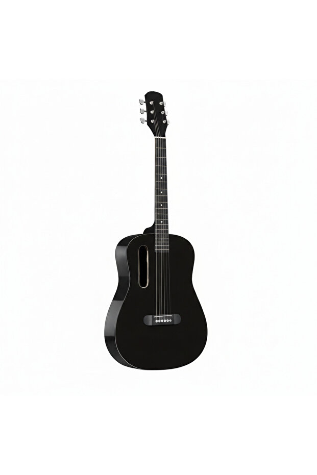 GS-X1 Signature Series Glossy Black – Portable Lava Style Guitar