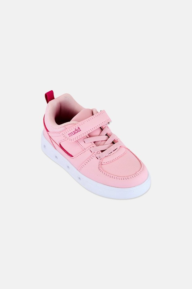 Toddlers Girl Velcro Closure Outdoor Shoes, Pink
