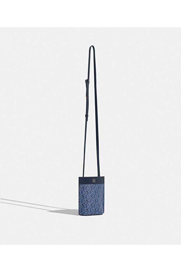 Monogram baskılı telefon çantası - 2