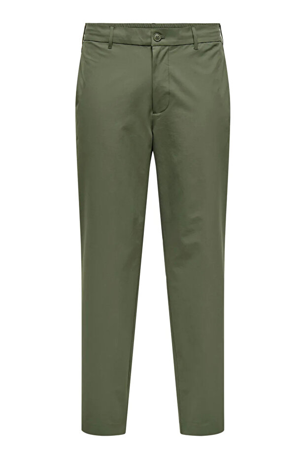 Only Sons Men's Olive Green Trousers 22035166 - 1