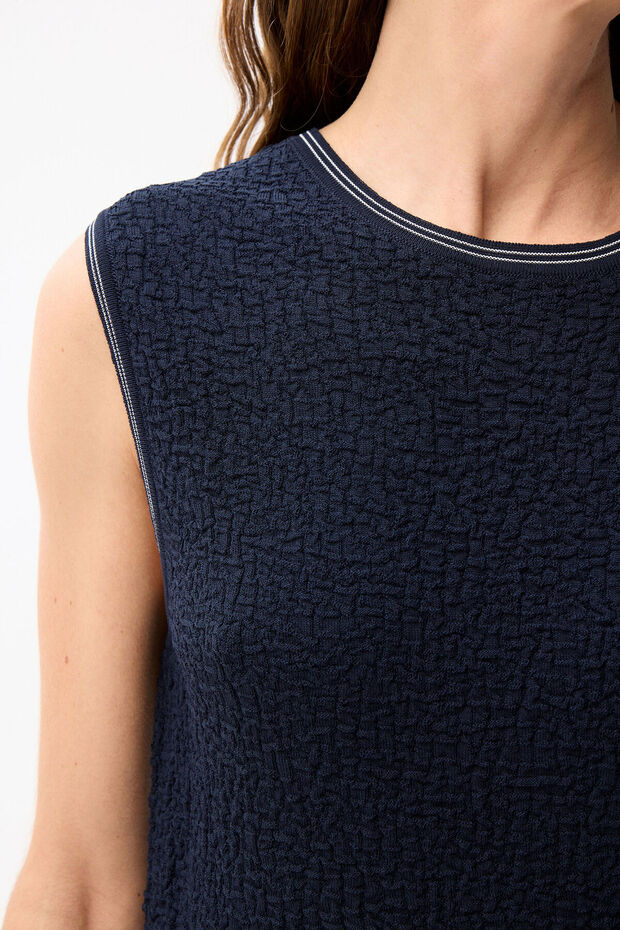 Kolsuz Triko Bluz - 2