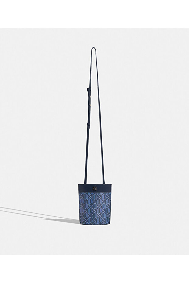 Monogram baskılı telefon çantası - 1