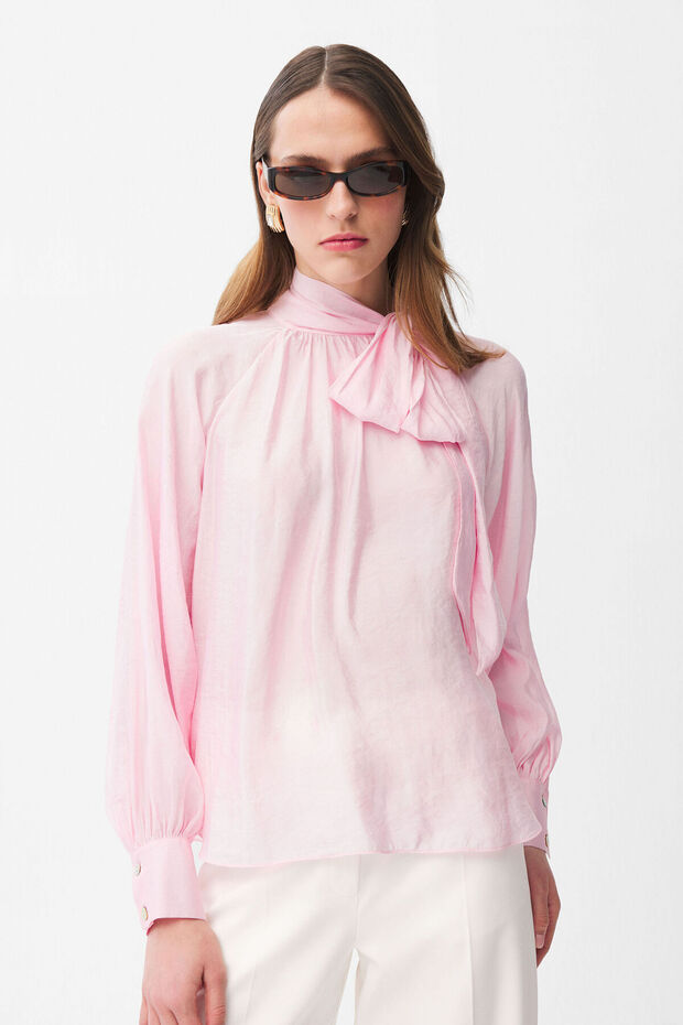 Bağlamalı Bluz - 4