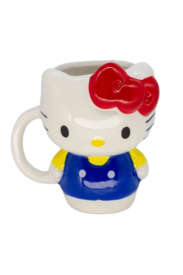 Hello Kitty 3D Sculpted Ceramic Mug 650ml – Cute Large Coffee & Tea Cup