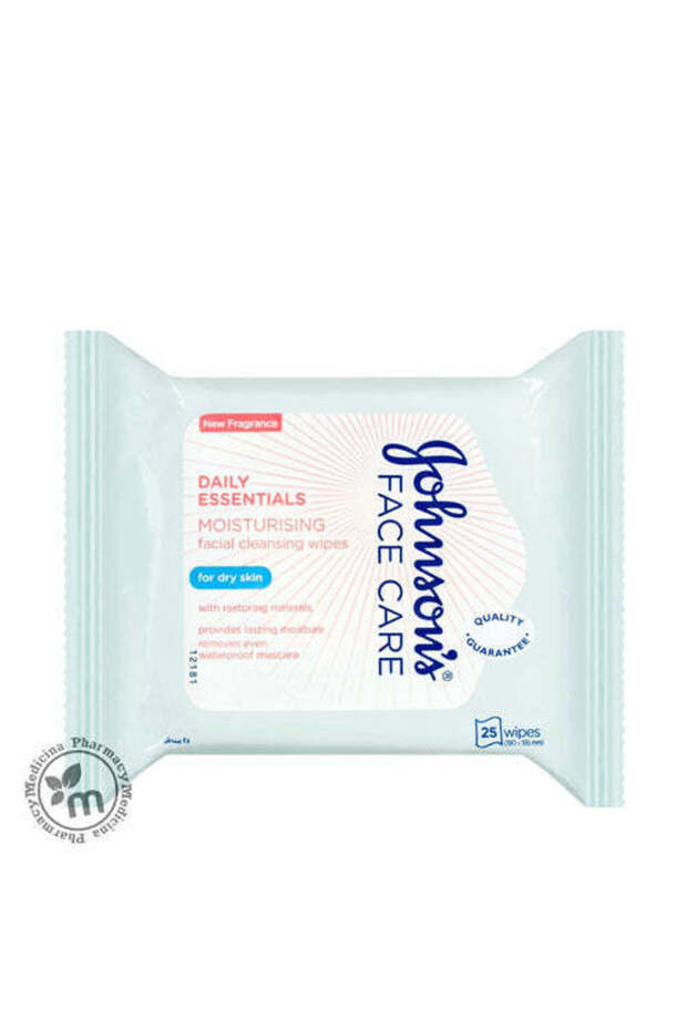 JJ DE WIPES NOURISHING DRY SKIN 25S
